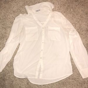 Express white portofino shirt
